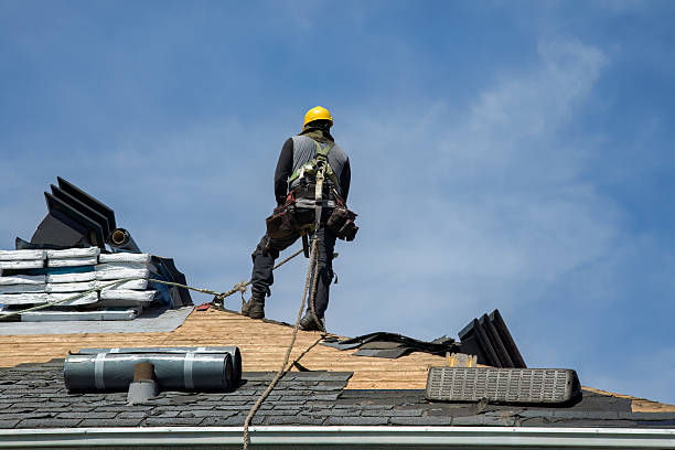 Professional Roof Replacement technician working in La Marque, TX